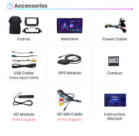 Junsun  Android 13 inalámbrico CarPlay Android Auto Radio para Ford Escape Kuga 2 C-MAX 2013 2014 2015 2016 coche Multimedia navegación GPS autorradio - details 24