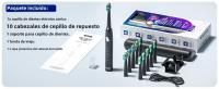 Cepillo De Dientes Eléctrico Seago Para Adultos Con 3 Modos De Limpieza Cabezales De Repuesto Con Recordatorio Diseño Ergonómico Tres Colores Incluye Batería Recargable - details 7