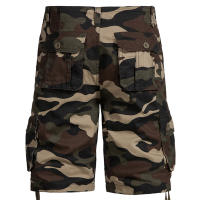 Shorts Tácticos Para Hombre Camuflaje Joggers Casual Deportivo Medio Pantalón Bolsillos Algodón Transpirable Cargo Shorts - details 18