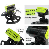 Riega Jardín 180° Rotativo Ajustable Gran Cobertura Sistemas De Riego Sprinkler Máquina Sprayer De Agua Suministros De Jardinería - details 3