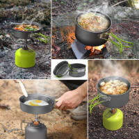 Juego De Cocina Para Camping Aluminio Portátil Utensilios De Mesa Al Aire Libre Set De Cocina BBQ Picnic Equipamiento De Hiking - details 2
