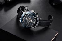 Reloj De Pulsera Deportivo Multifuncional Para Hombre BENYAR 2023 Cronógrafo De Cuarzo Resistente Al Agua 30M Con Manos Luminosas Y Calendario Completo Material De Correa De Cuero - details 18
