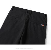 Pantalones Casuales Para Hombre Invierno Terciopelo Grueso Cálido Ajustados Estilo Recto Elásticos Pantalones Largos Para Jóvenes - details 16