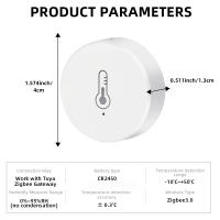 Sensor Inteligente Zigbee Tuya Para El Hogar Monitor De Temperatura Y Humedad Compatible Con Alexa Y Google Home Assistant - details 12