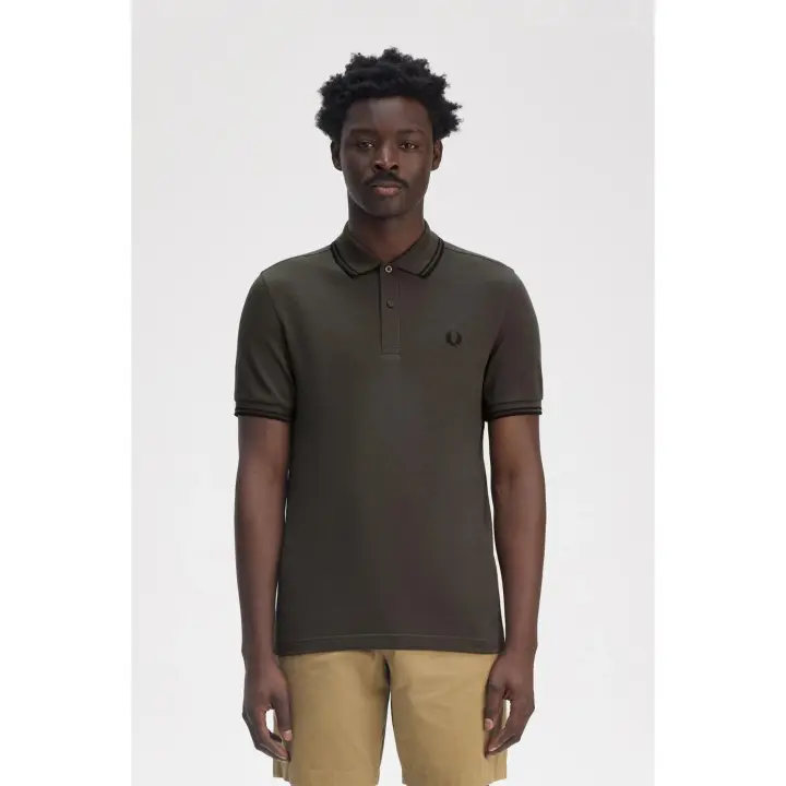 Fred Perry Polo M3600 Hombre Verde U70 - 1