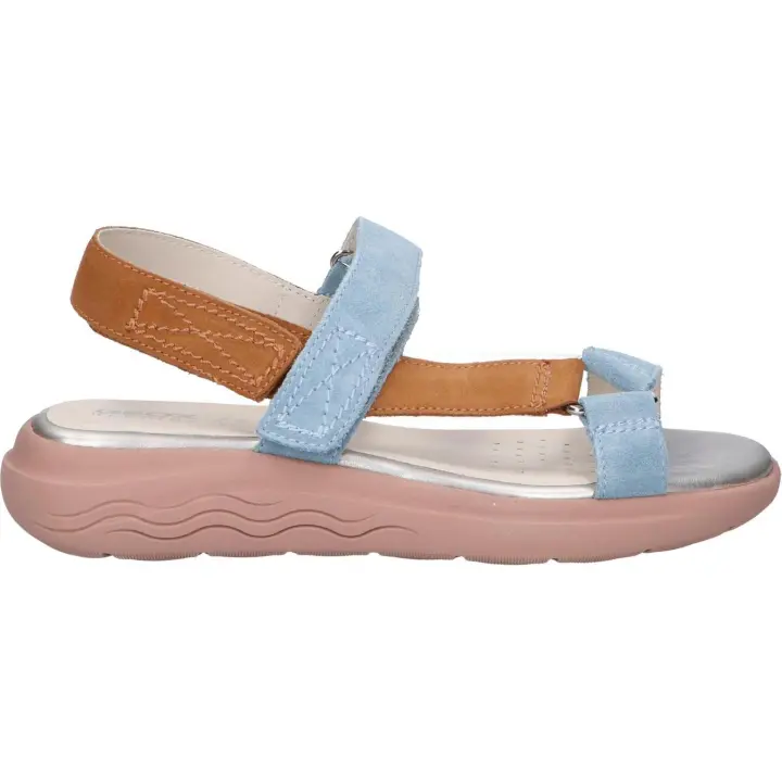 Sandalias de Mujer y Niña GEOX D25ADA 00022 D SPHERICA EC5W CE45F LT SKY-CAMEL - 1