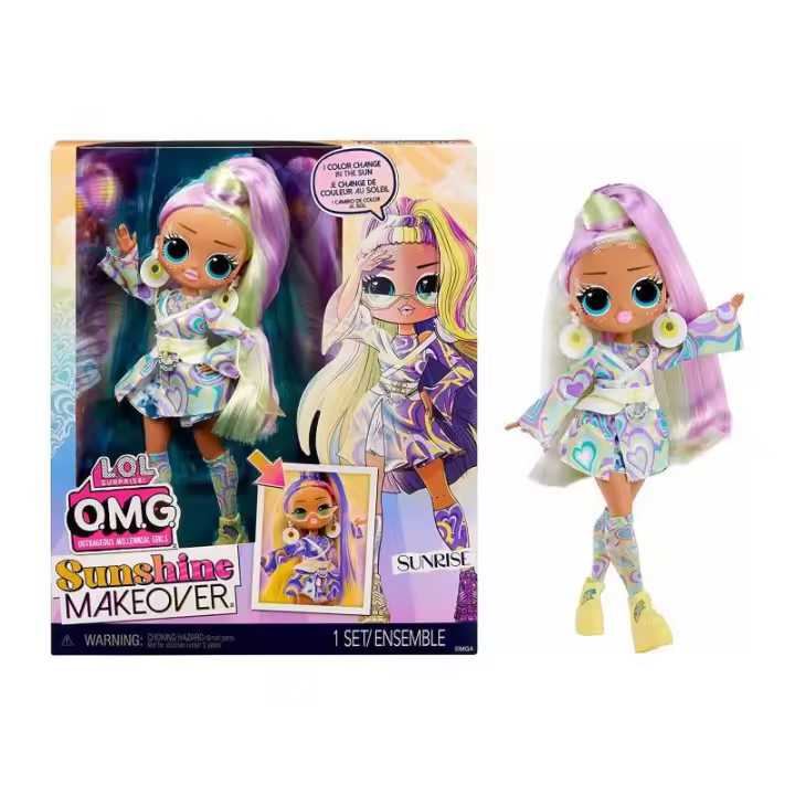 LOL SURPRISE OMG SUNSHINE MAKEOVER FASHION DOLL SUNRISE DE MGA - 1
