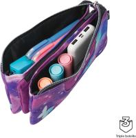 TOTTO - Estuche Escolar 3 Compartimentos Modelo Tablero | Star Butterfly Glitter - details 1