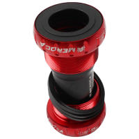 Juego De Eje Inferior De Bicicleta MEROCA 24mm through Axis BSA BB68/73mm Aleación De Aluminio Acero De Precisión Para Bicicleta De Montaña Y Carretera - details 7