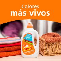 Norit Ropa de Color - Detergente Liquido 1.500 ml (Pack 3 uds) - Cuida los colores manteniendo su brillo e intensidad, y evita su transferencia, Protege las fibras de tus prendas favoritas, Agradable Perfume - details 1