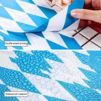 Bandera De Fiesta De Cerveza Alemana En Línea Azul Y Blanca De 10 Metros Para Decoración De Fiestas Temáticas De Oktoberfest En Bares - details 4