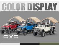 Coche De Juguete a Escala 1:24 Raptor F150 Con Luz Y Sonido 5 Puertas Abiertas Modelo De Metal Para Niños Regalo De Colección - details 3
