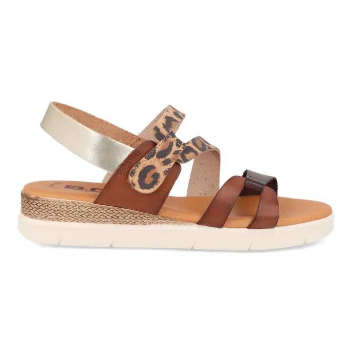 Sandalias de piel para mujer modelo Bda 237 con velcro made in Spain by Bda Shoes - 1