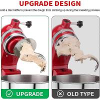 Gancho espiral de la pasta del acero inoxidable para el mezclador del soporte de Kitchener, cuenco de mezcla de los ajustes 4.5-5 QT para la inclinación-él - details 2