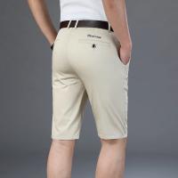 Nuevos Shorts Casuales Para Hombre 2024 5 Colores Verdes Beige Negro Azul Marino Estilo Recto Elásticos Moda Verano - details 21