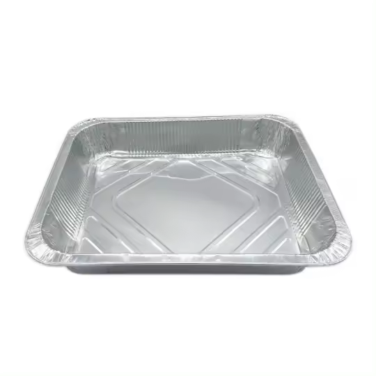 12Bandejas aluminio horno , Bandeja desechable, accesorio cocina, bandeja para horno - 1