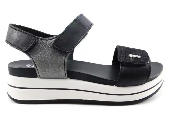 SANDALIA IGI&CO MUJER NEGRO - 1
