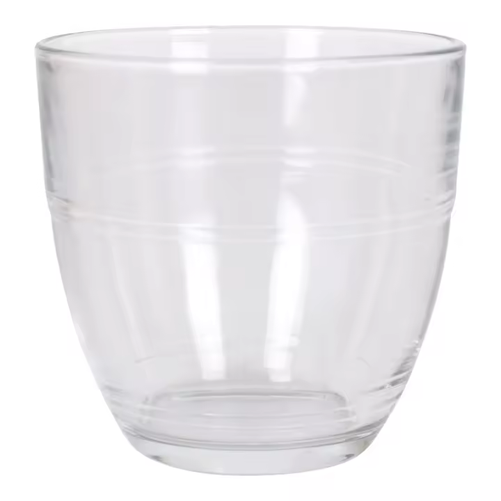 DURALEX - SET DE 4 VASOS TRANSPARENTE 220CC GIGOGNE - Set Vasos de Vidrio Presentación Elegante - Set de Vasos Duraderos y Resistentes - Set de Vasos Versátiles Adecuados para Bebidas Frías y Calientes - Set de Vasos Aptos para Lavavajillas - 1