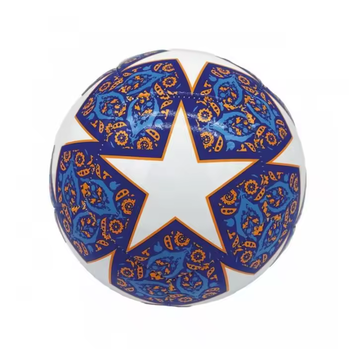 Balón estrella fondo azul y naranja 32951 de 21 cm CB/07151 MOYA - 1