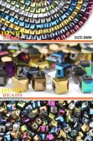 50pcs Cuentas De Cristal Austriaco 6mm Forma Cuadrada Espaciadores De Vidrio Para La Creación De Joyas Pulseras DIY Colgantes - details 1