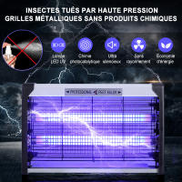 Lámpara antimosquitos 20W 1800V Alcance efectivo de la lámpara UV 25-30 m² Mata moscas para interiores y exteriores con cepillo de limpieza Lampara Mata Insectos para interior o exterior - details 1