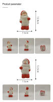 Lámpara De Noche LED Navideña Con Santa Claus Y Payaso De Navidad Para Decoración De Habitaciones Infantiles Luz De Navidad De Mesa Incluye Batería - details 0