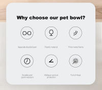 Tazón Doble Para Gatos Con Altura Y Soporte Dorado Alimento Agua Transparente Resina Cuadrado Para Perros Suministros De Alimentación - details 2