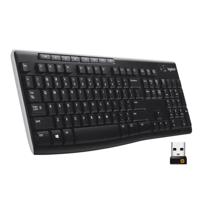 Logitech K270 Teclado Inalámbrico con Teclado Numérico y Teclas Multimedia - 1