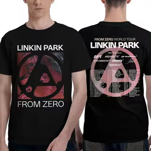 Camiseta de Manga Corta, 100% Algodón, Ropa Unisex para Hombres y Mujeres en 5 Tallas, Camiseta Negra CON DOBLE ESTAMPADOS, Cuello redondo. - 1