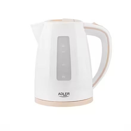 aldrer |   Hervidor de agua |   1264 d.C. |   Estándar |   2200 vatios |   1,7 litros |   Plástico |   Base giratoria 360° ° |   blanco - 1