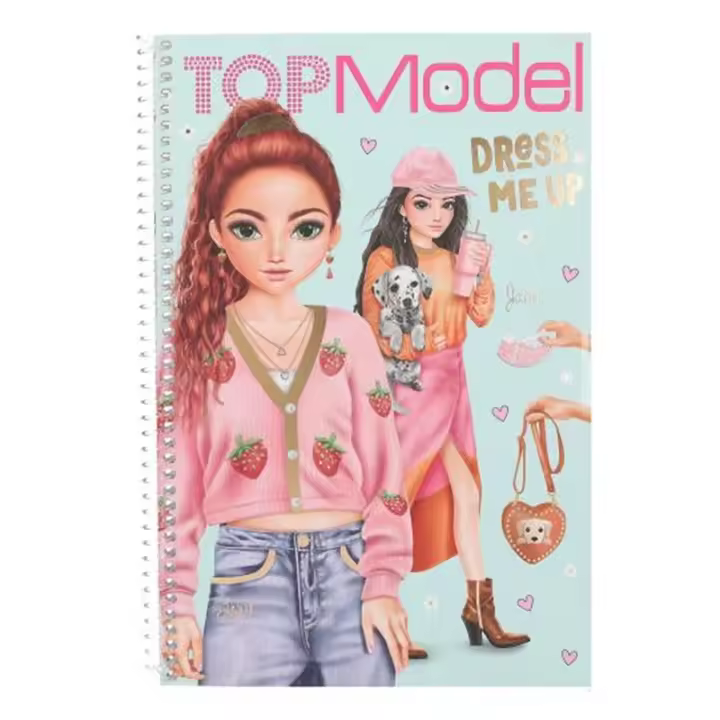 TOP MODEL - CUADERNO DE PEGATINAS GRANDE DRESS ME UP SPRING, 0013486 - 1