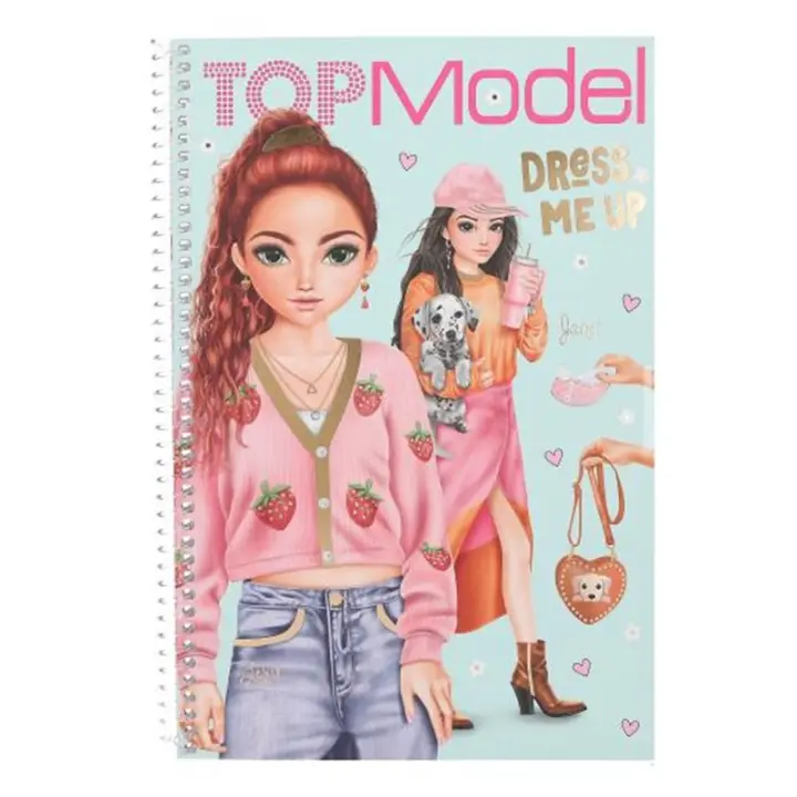 TOP MODEL - CUADERNO DE PEGATINAS GRANDE DRESS ME UP SPRING, 0013486 - 1