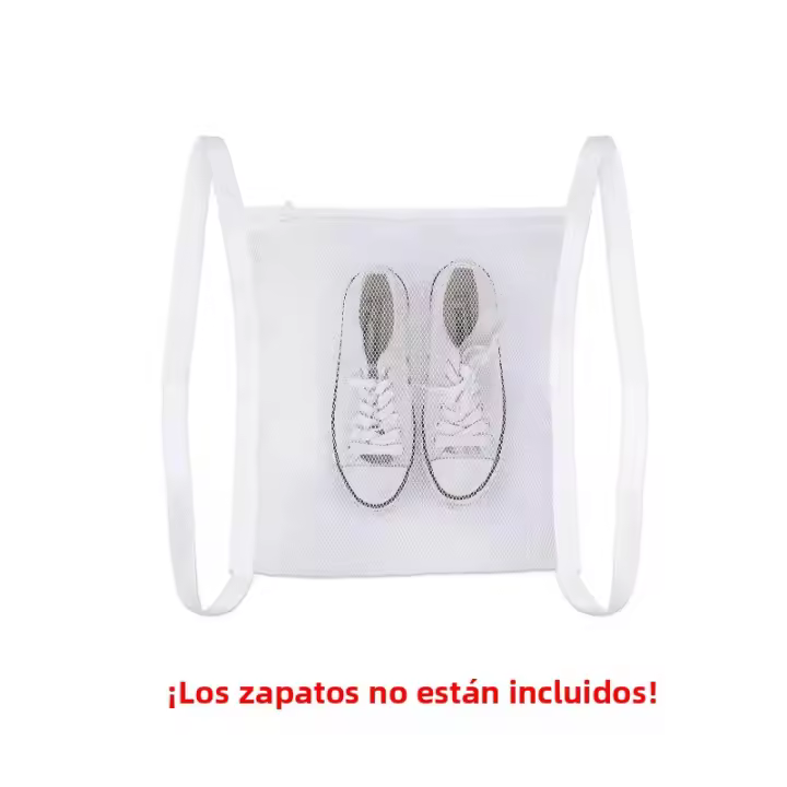 Bolsa De Secado Para Zapatillas 1PC Con Correas Elásticas Y Red De Puerta De Secadora 40x40cm Bolsa De Limpieza Para Zapatos - 1