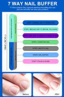 Kit De 16 Piezas De Archos Para Manicura Y Pedicura Archos De Acabado Y Pulido Para Uñas De Gel UV Y Acrílico Herramienta De Salon Con 7 Lados Polished - details 3