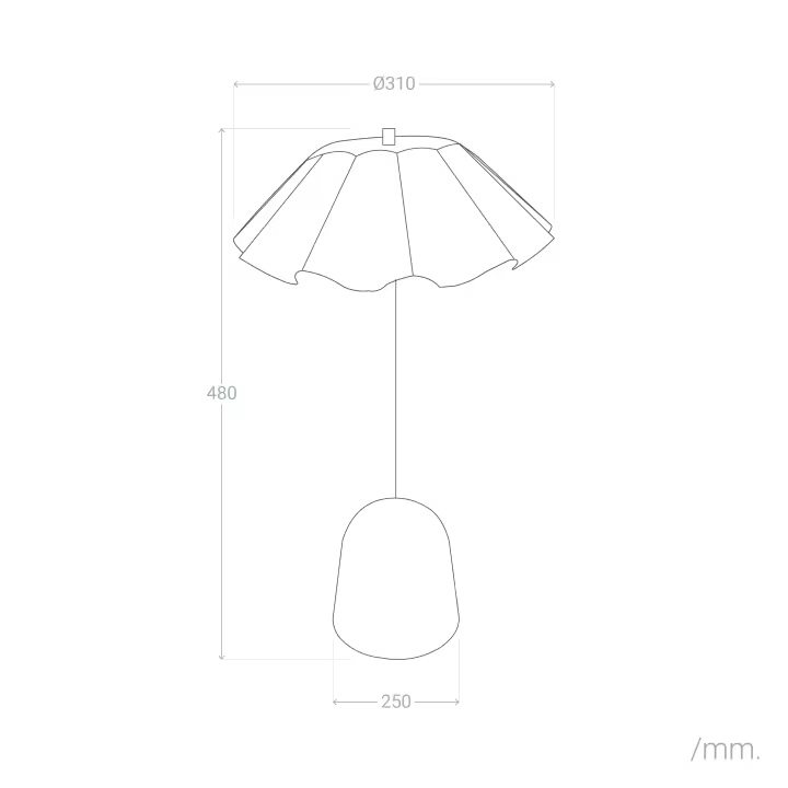 Ledkia Lámpara de Mesa Metal Nallur Negro - 1