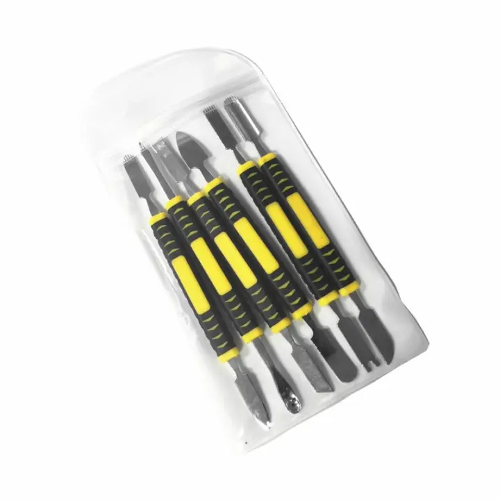 Kit De Herramientas De Reparación 6PCS Abrazadera De Metal Para Teléfonos Móviles Y Portátiles Con Dos Cabezas Herramientas Domésticas Doble Cabeza Spudger - 1