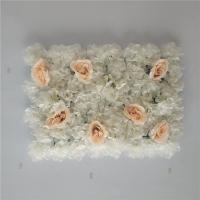 Pared De Flores Artificiales Rosa De Seda Para Decoración De Bodas Bebés Y Navidad Estilo De Hojas Verdes Y Rosas Tamaño Grande - details 25