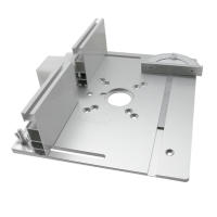 Placa De Inserto Para Mesa De Router C8 Máquina De Grabado Aluminio Aleación Placa Inversa Conjunto Talla Fresa Trimmer Plegable Para Carpintería - details 8