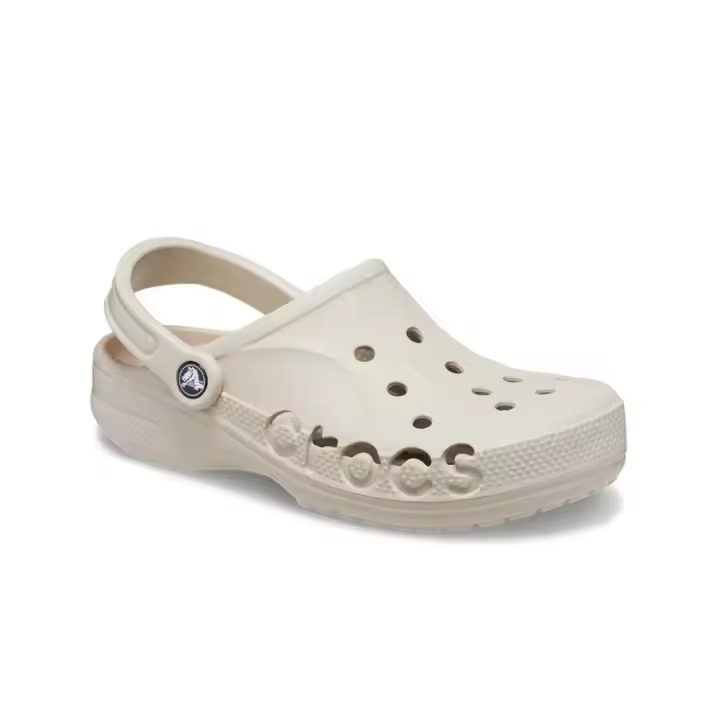 Verde - Sandalias Crocs Baya Clog Unisex para Hombres y Mujeres - Bone White - 1