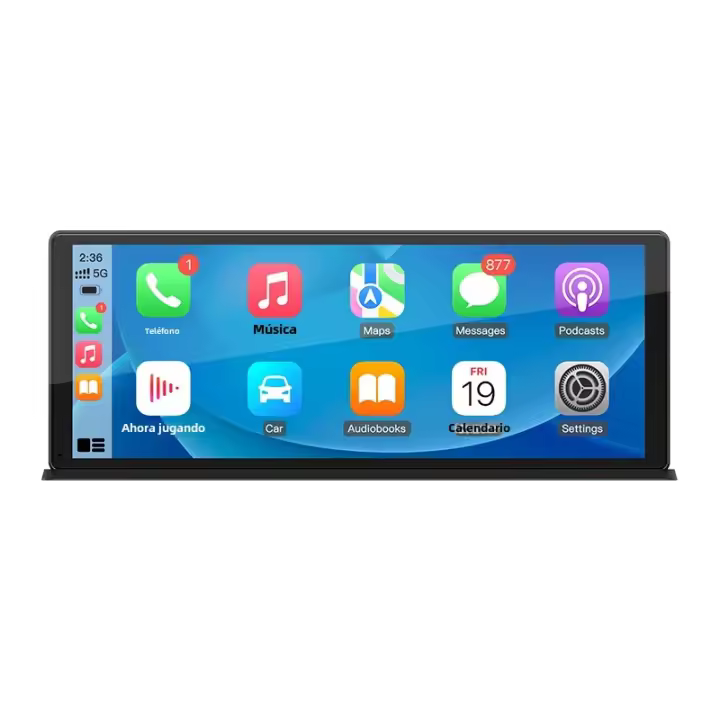 Pantalla De Coche Con Wireless CarPlay Y Android Auto Navegación 4K Display Bluetooth AUX USB 11.3 Pulgadas Compatible Con Audi KIA VW BMW Hyundai - 1