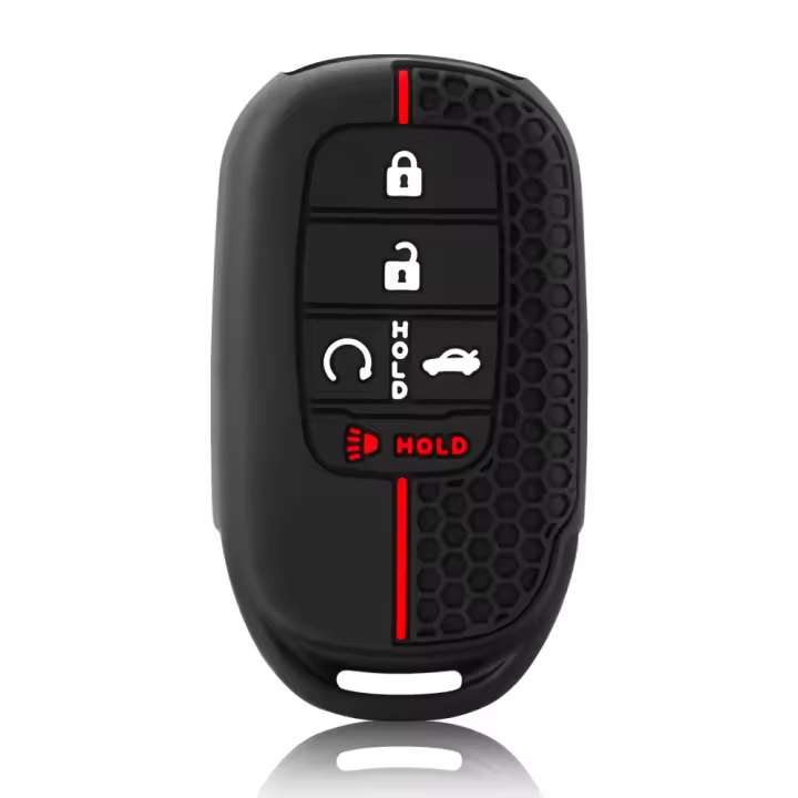 Funda De Llave De Coche De Silicona Para Honda Civic Accord HR-V CR-V CRV 2022 2023 Cubierta De Botón De 4 5 Piezas Accesorios De Auto - 1