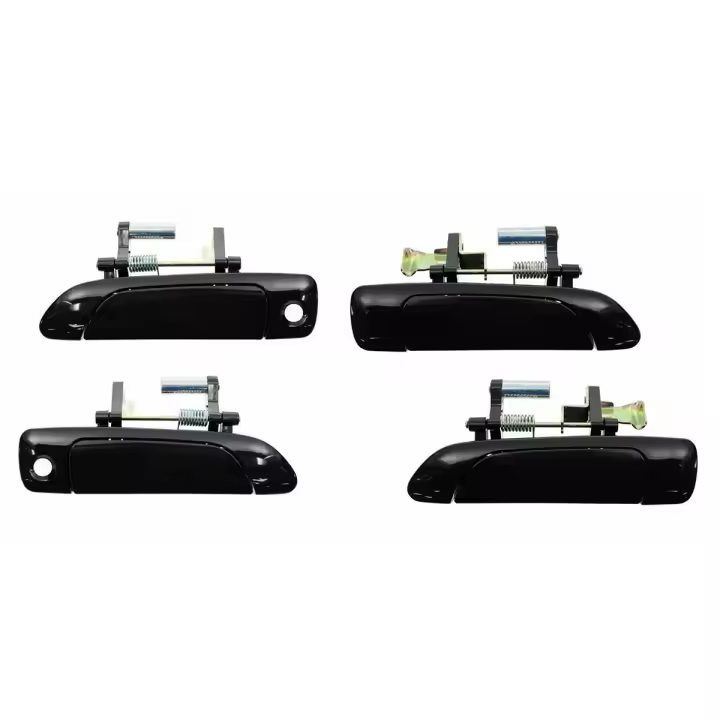 Juego De 4 Manijas De Puerta Exterior Frontales Y Traseras Para Honda Civic 2001-2005 Negro Nuevo Material ABS Para Coche - 1