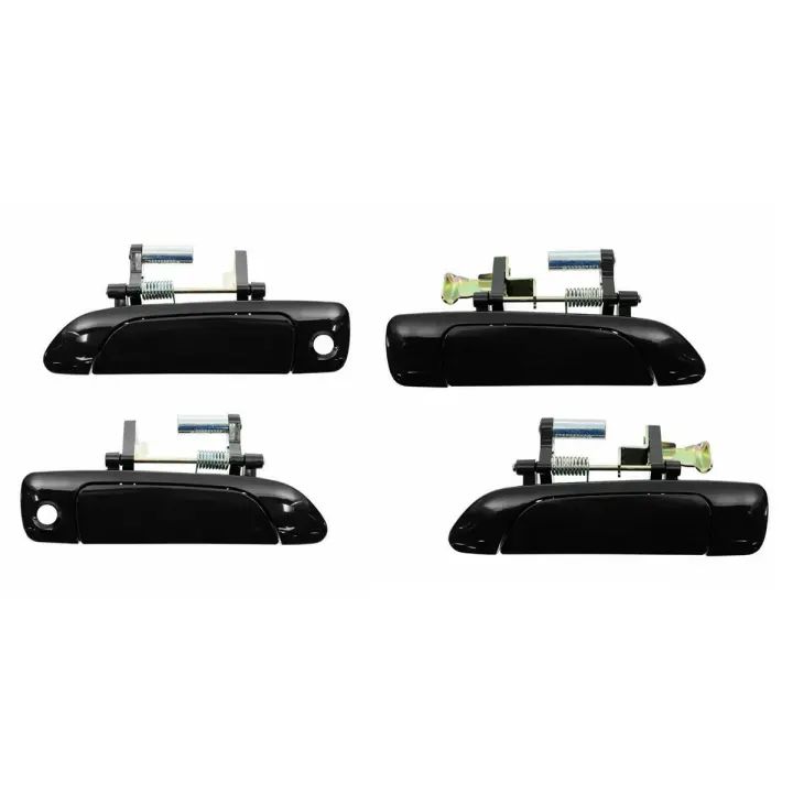 Juego De 4 Manijas De Puerta Exterior Frontales Y Traseras Para Honda Civic 2001-2005 Negro Nuevo Material ABS Para Coche - 1