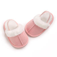Zapatillas De Invierno Para Bebés Con Cordón Elástico De Lana Suave Y Antideslizante Para Niños Y Niñas Zapatos De Primer Pasos - details 30