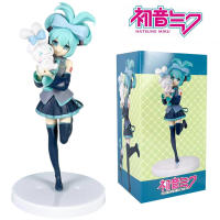 Figura De Colección Anime Hatsune Miku X Cinnamoroll 20CM Decoración Kawaii Regalo Para Niños Modelo De Acción Unisex - details 0