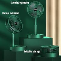 Ventilador Portátil Plegable De 6 Pulgadas Con Batería Recargable Y Altura Ajustable Silencioso De 3 Velocidades USB Telescópico Para El Piso - details 2