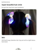 Diadema LED Luminosa Para Niñas Accesorio Creativo Para Cola De Caballo Adecuada Para Fiestas Y Cenas - details 4