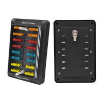 Caja De Fusibles De 16 Caminos 100A 32V Para Coche Barco Camper RV Con Cubierta Plástica Para Tablero De Alimentación Accesorio De Automóvil - details 23