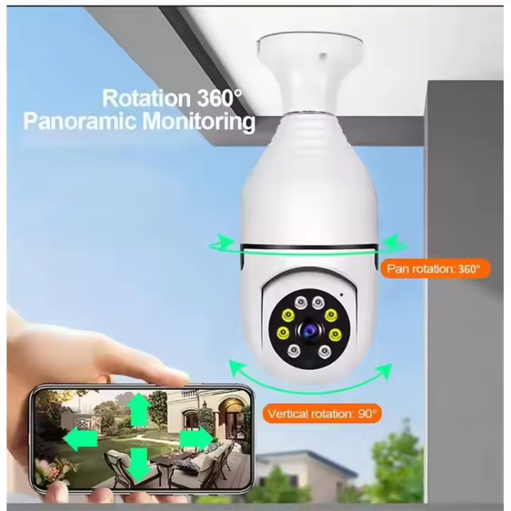 Cámara WiFi 360 Visualización Remota en Tiempo Real - 1