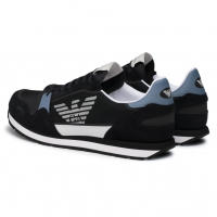 Emporio Armani Zapatillas Zapatos Hombre Azul X4X537 XM678 Q092 - details 3